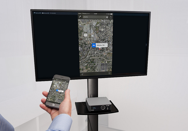 WolfVision Cynap with iPhone